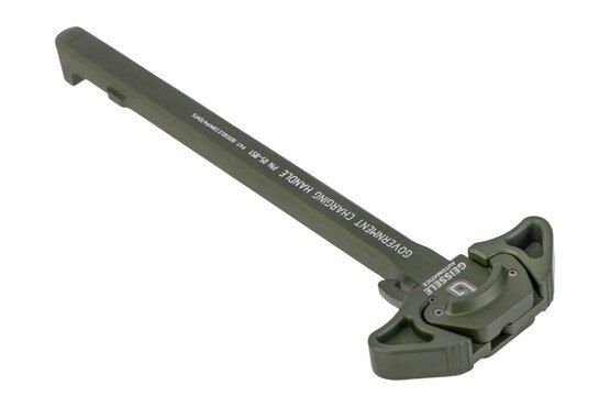 Geissele Government Charging Handle with OD Green anodized finish
